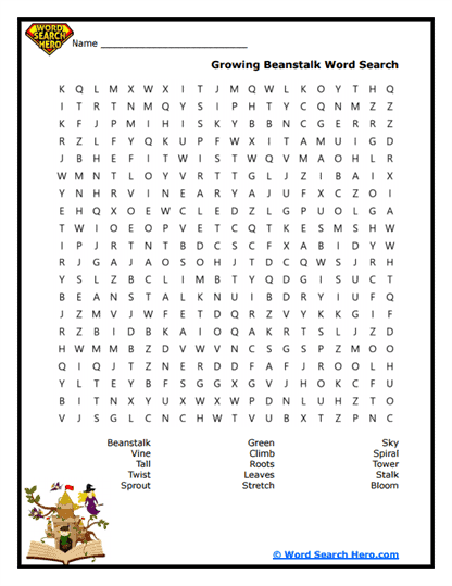 Sky Climb Word Search
