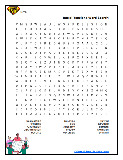 Breaking Barriers Word Search