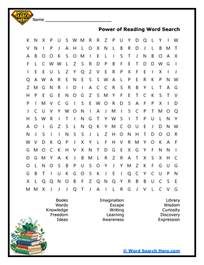Words Matter Word Search