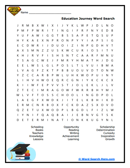 Learning Path Word Search