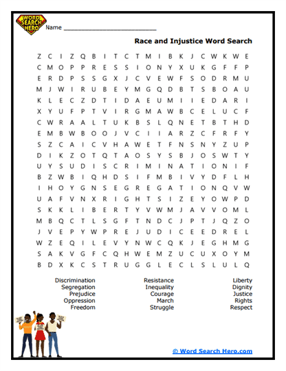 Standing Strong Word Search