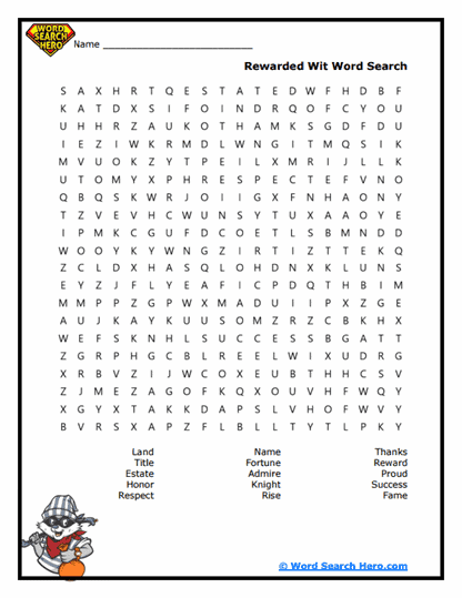 Brains Over Brawn Word Search