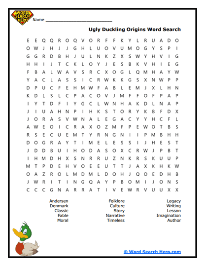 Timeless Story Word Search