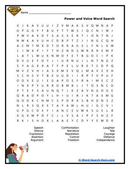 Speaking Truth Word Search