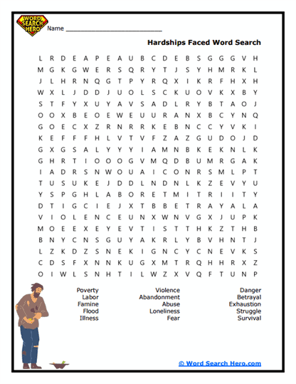 Weathering Storms Word Search