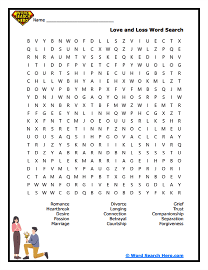 Heart Lessons Word Search